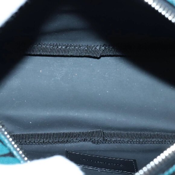 SAINT LAURENT Pouch PVC Green Auth ac3173 - Picture 12 of 16